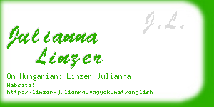 julianna linzer business card